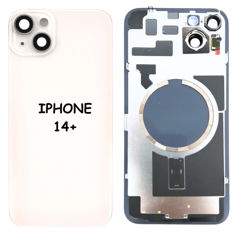 High quality Back Glass With Steel Plate & MagSafe Magnet Pre-Installed For iPhone 14 Plus (Starlight) (White) - Best Cell Phone Parts Distributor in Canada, Parts Source High quality Back Glass With Steel Plate & MagSafe Magnet Pre-Installed For iPhone 14 Plus (Starlight) (White) - Best Cell Phone Parts Distributor in Canada, Parts Source